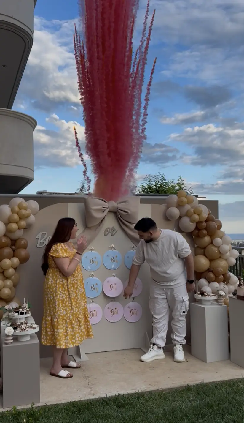 Καπνογόνα με χρωματιστό καπνό για gender reveal